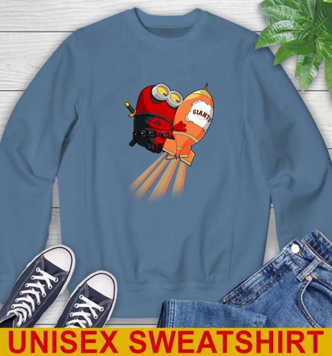 MLB Baseball San Francisco Giants Deadpool Minion Marvel Shirt Sweatshirt 10