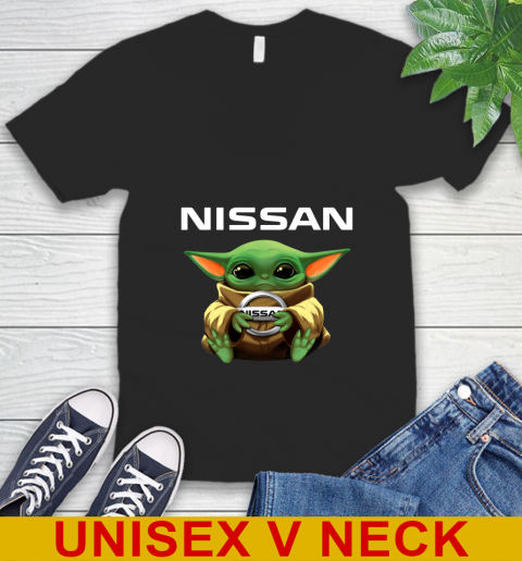 Star Wars Baby Yoda Hugs Nissan Car Shirt 47