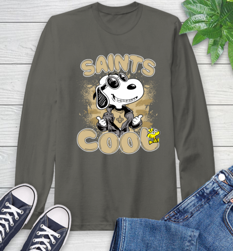 NFL Football New Orleans Saints Cool Snoopy Shirt Long Sleeve T-Shirt 10