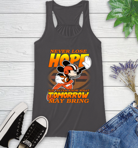 Cleveland Browns NFL Football Mickey Disney Never Lose Hope Racerback Tank 11