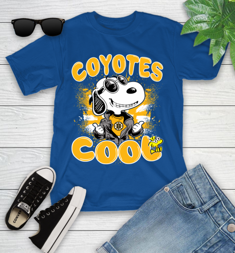 NHL Hockey Boston Bruins Cool Snoopy Shirt Youth T-Shirt 10