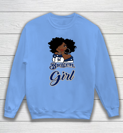 Milwaukee Brewerss Girl MLB Sweatshirt 9