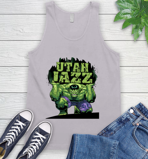 Utah Jazz NBA Basketball Incredible Hulk Marvel Avengers Sports Tank Top 4
