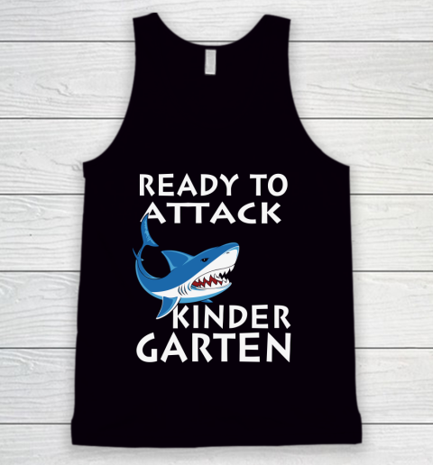 Back To School Shirt Ready to attack kindergarten 1 Tank Top