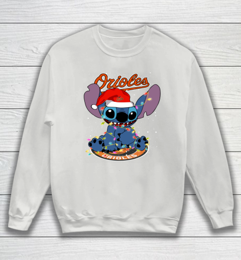 Baltimore Orioles MLB noel stitch Baseball Christmas Sweatshirt 3