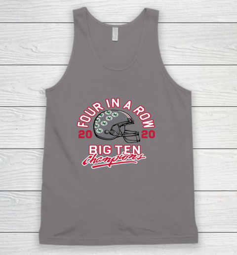 OSU 2020 Big Ten Champions 2020 Four In A Row Tank Top 6