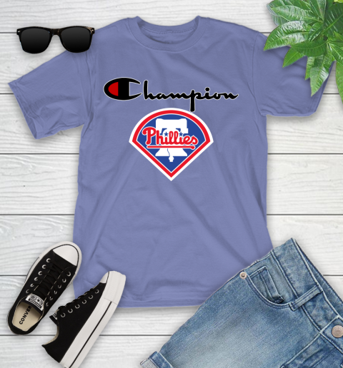 MLB Baseball Philadelphia Phillies Champion Shirt Youth T-Shirt 12