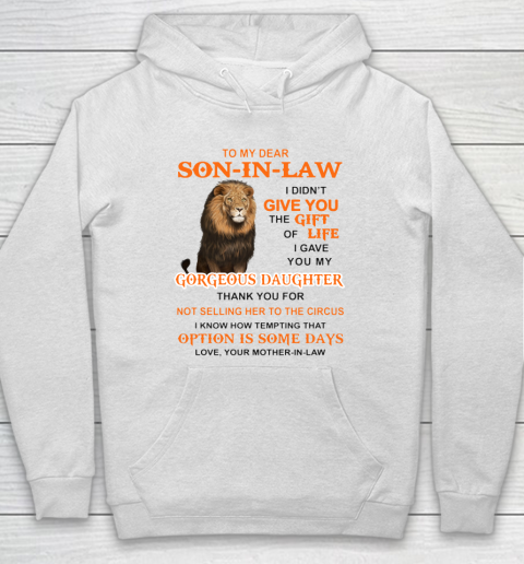 To My Dear Son In Law Hoodie