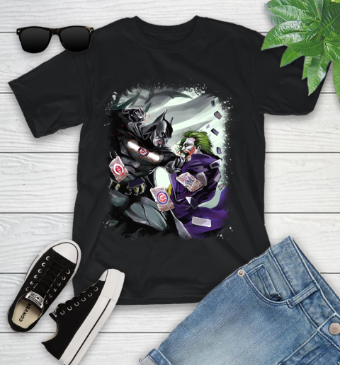 Washington Nationals MLB Baseball Batman Fighting Joker DC Comics Youth T-Shirt 2