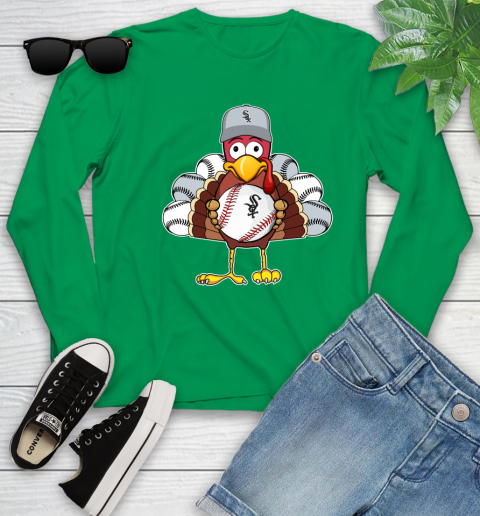 Chicago White Sox Turkey thanksgiving Youth Long Sleeve 6