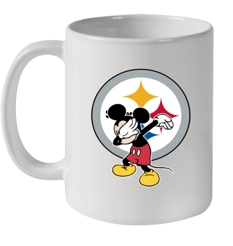 Pittsburgh Steelers NFL Football Dabbing Mickey Disney Sports Ceramic Mug 11oz