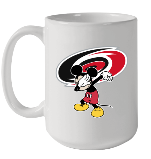 Carolina Hurricanes NHL Hockey Dabbing Mickey Disney Sports Ceramic Mug 15oz