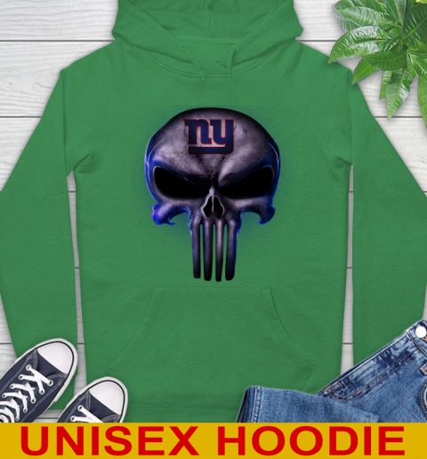 New York Giants NFL Football Punisher Skull Sports Hoodie 8