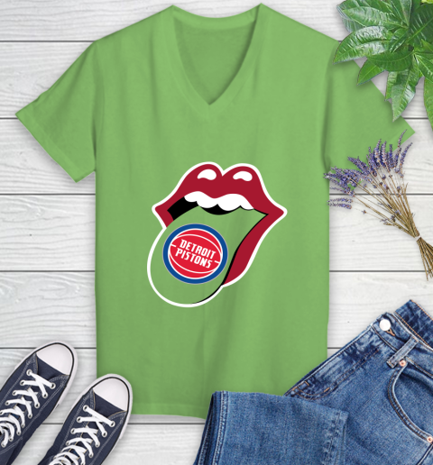 Detroit Pistons NBA Basketball Lips I Root For My Team Adoring Fan 87
