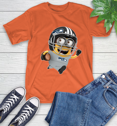 NFL Seattle Seahawks Minions Disney Football Sports T-Shirt 5
