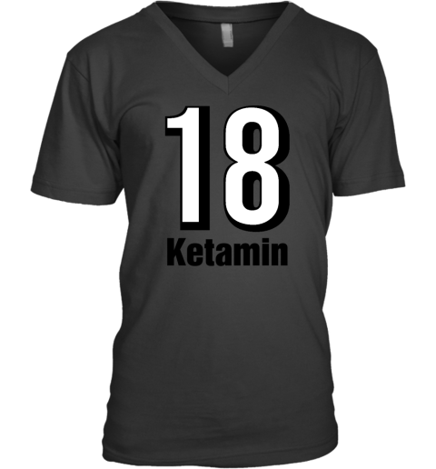 18 Ketamin V-Neck T-Shirt