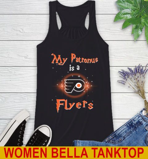 NHL Hockey Harry Potter My Patronus Is A Philadelphia Flyers Racerback Tank