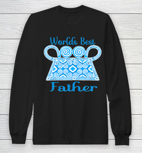 Father gift shirt Hmong Worlds Best Father T Shirt Long Sleeve T-Shirt