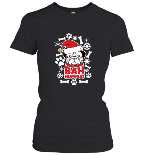 Bah Humpug Ugly Christmas Holiday Adult Crewneck Women's T-Shirt