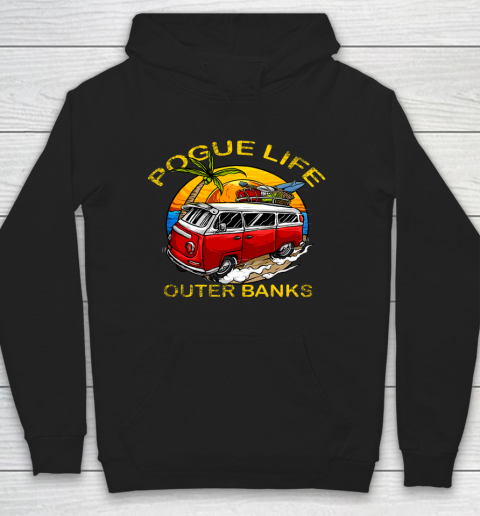 Outer Banks Pogue Life Outer Banks Surf Van OBX Beach Hoodie