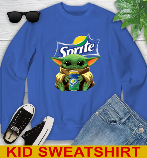 Star Wars Baby Yoda Hugs Sprite Soft Drink Shirt 119