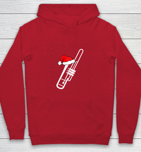 Christmas Gift Trombone Santa Trombone Funny Xmas Pajama Hoodie 7
