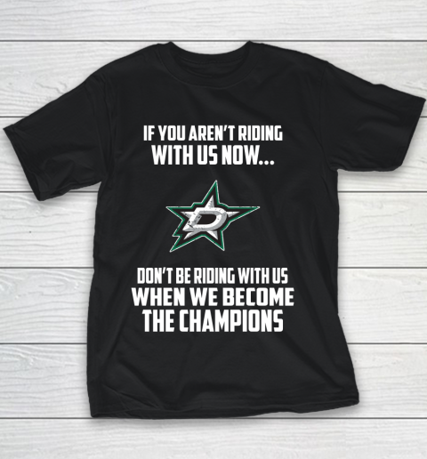 NHL Dallas Stars Hockey We Become The Champions Youth T-Shirt