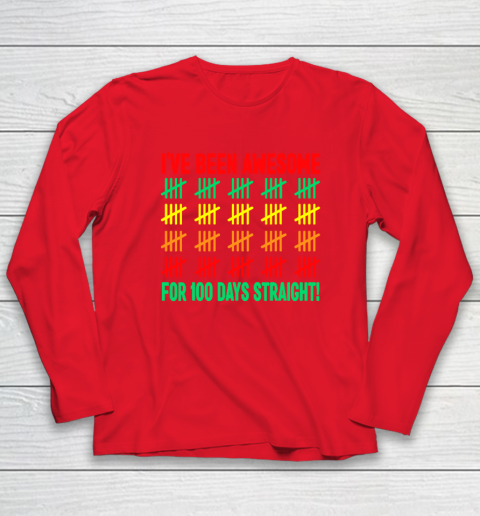 100 Days of School Shirt Kids 100th Day of School Long Sleeve T-Shirt 6