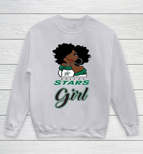 Dallas Stars Girl NHL Youth Sweatshirt 4