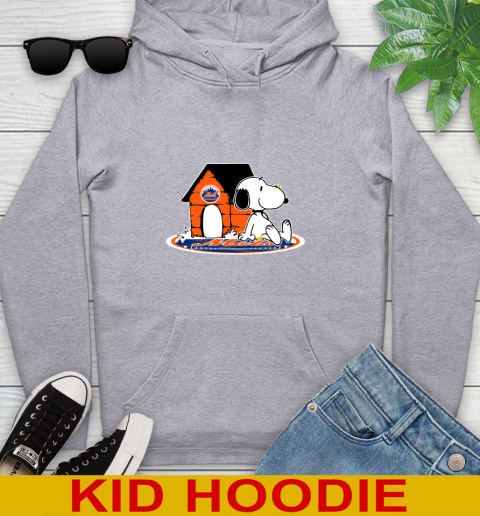 MLB Baseball New York Mets Snoopy The Peanuts Movie Shirt Youth Hoodie 6