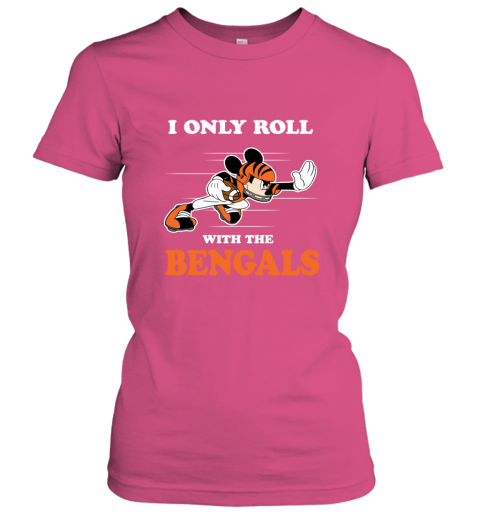 Mickey Mouse I Only Roll With Cincinnati Bengals T-Shirt - T-shirts Low  Price