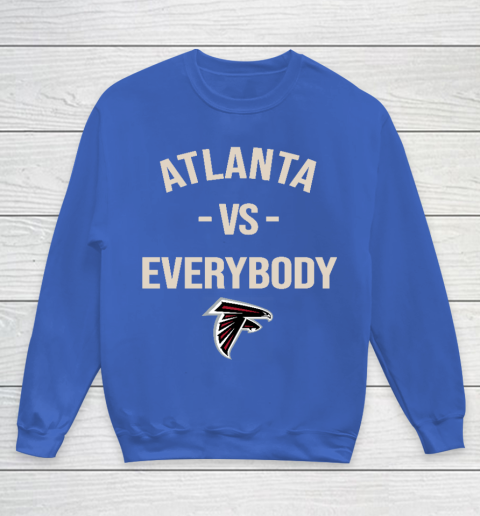 Atlanta Falcons Vs Everybody Youth Sweatshirt - Image 7