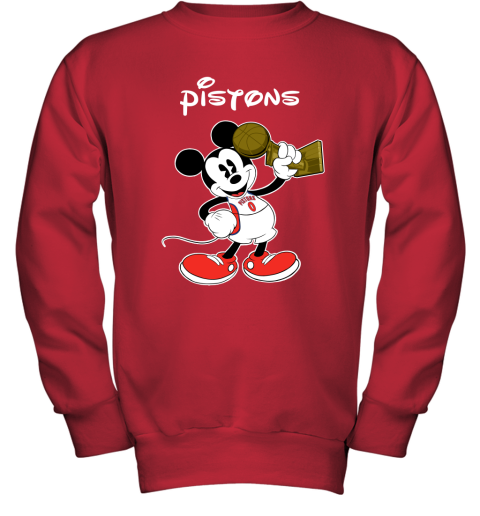 Mickey Detroit Pistons Youth Sweatshirt