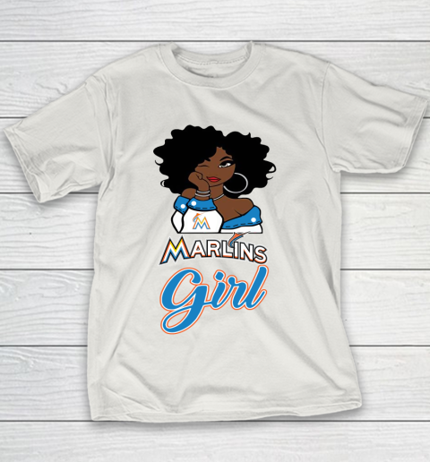 Miami Marlinss Girl MLB Youth T-Shirt 11