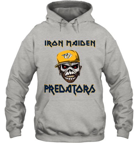 NHL Nashville Predators Iron Maiden Rock Band Music Hockey Sports 2XoBPFPn4PN hoodie 23 95 151514 front ash