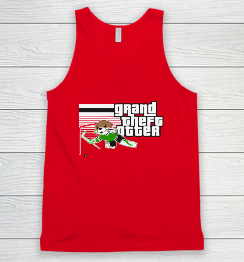 Jake Oettinger Grand Theft Otter Dallas Hockey Tank Top