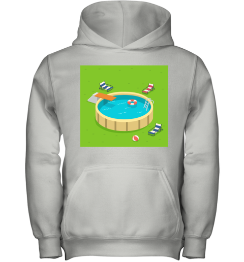 Above Ground Pools Youth Hoodie