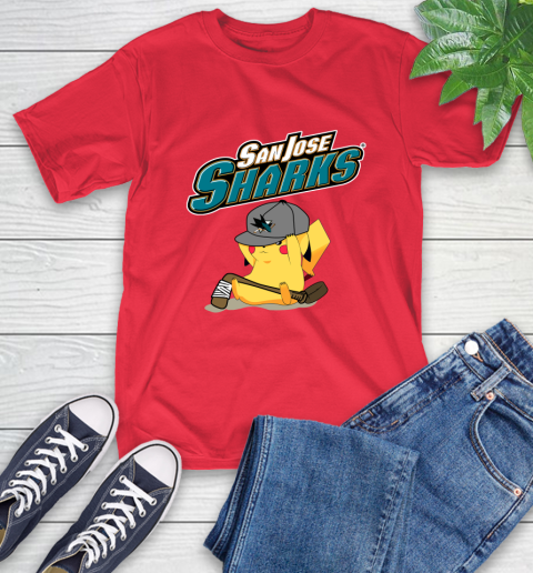 NHL Pikachu Hockey Sports San Jose Sharks T-Shirt 10