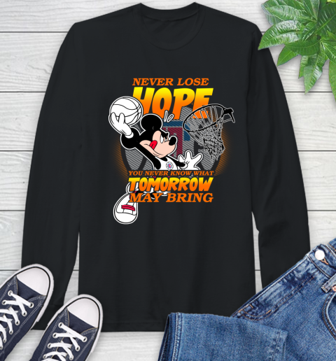 LA Clippers NBA Basketball Mickey Disney Never Lose Hope Long Sleeve T-Shirt