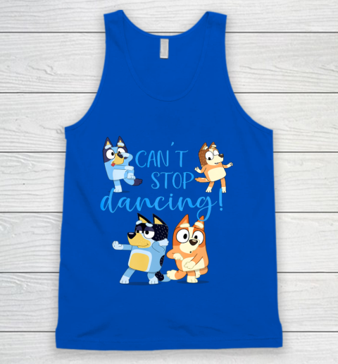 Bluey Dad Cant Stop Dancing For Father Day Tank Top 5