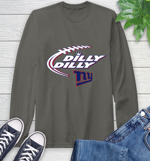NFL New York Giants Dilly Dilly Football Sports Long Sleeve T-Shirt 8