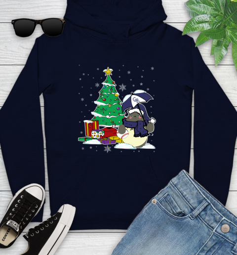 Colorado Rockies MLB Baseball Cute Tonari No Totoro Christmas Sports Youth Hoodie 3