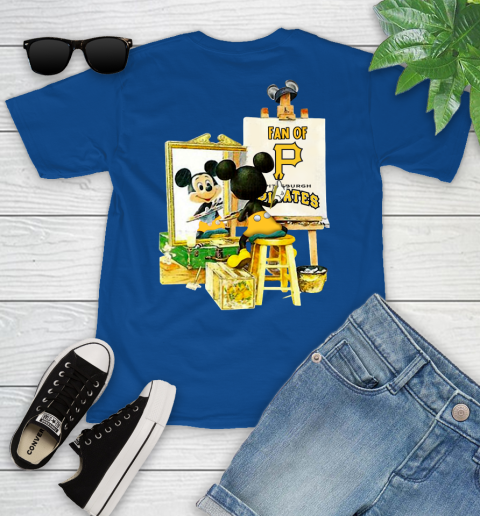 MLB Baseball Pittsburgh Pirates Mickey Drawing Shirt 103