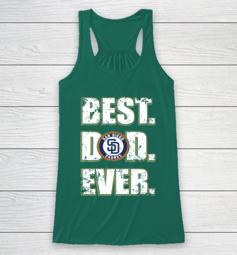MLB San Diego Padres Baseball Best Dad Ever Family Shirt Racerback Tank 5