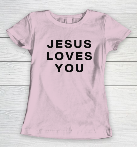C. J. Stroud Jesus Loves You Women's T-Shirt 5