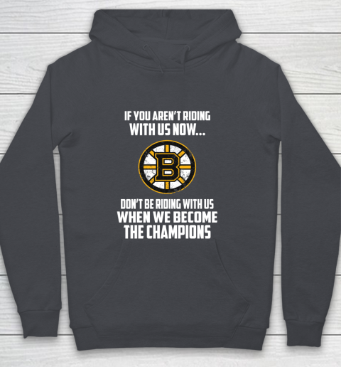 NHL Boston Bruins Hockey We Become The Champions Youth Hoodie 5