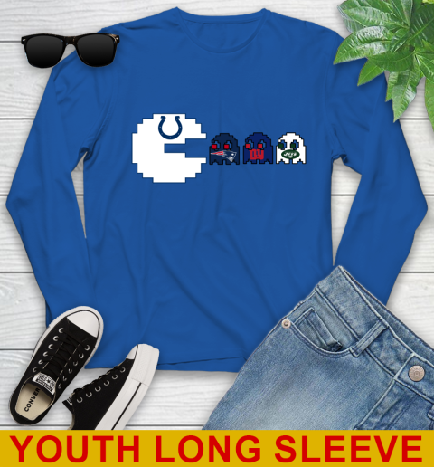 Indianapolis Colts NFL Football Pac Man Champion Youth Long Sleeve 10