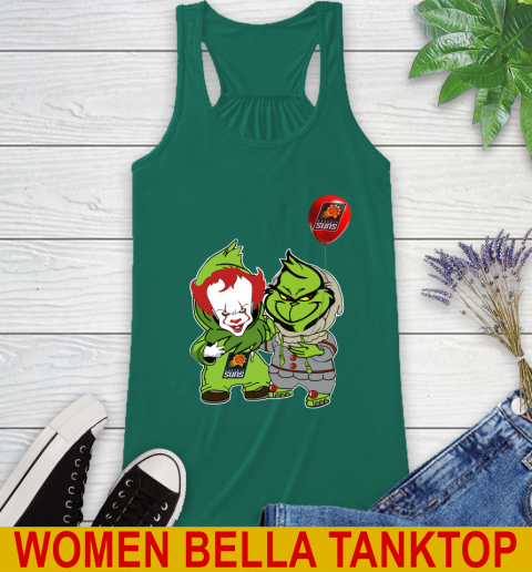 Phoenix Suns Baby Pennywise Grinch Christmas NBA Basketball Racerback Tank 7