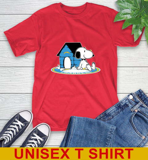 NFL Football Los Angeles Chargers Snoopy The Peanuts Movie Shirt T-Shirt 10