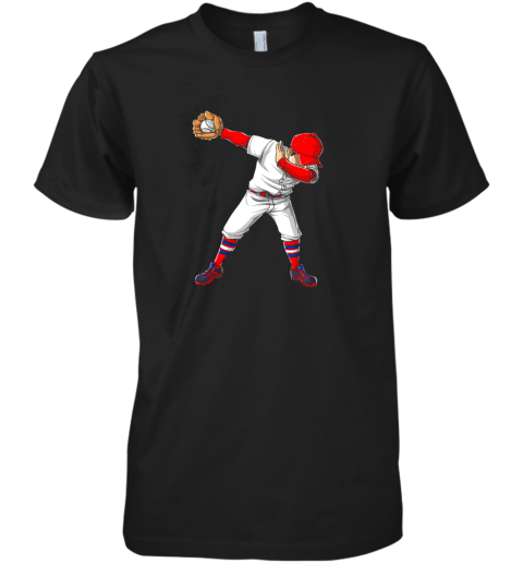 Dabbing Baseball T Shirt Funny Dab Dance Shirts Boys Girls Premium Men's T-Shirt